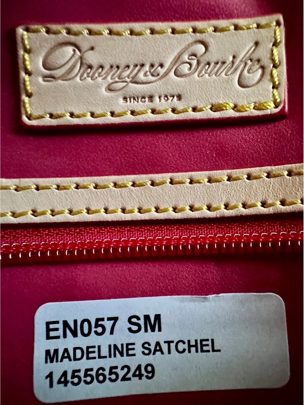 Vintage Dooney & Bourke Carley Madeline Satchel